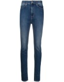 contrast-stitch skinny jeans