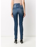 contrast-stitch skinny jeans