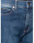 contrast-stitch skinny jeans