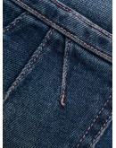 contrast-stitch skinny jeans