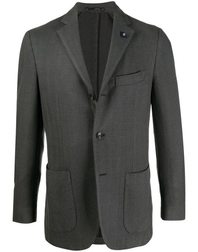 single-breasted fitted blazer