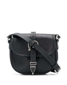 motif buckle shoulder bag