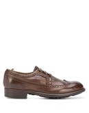 punch-hole lace-up shoes