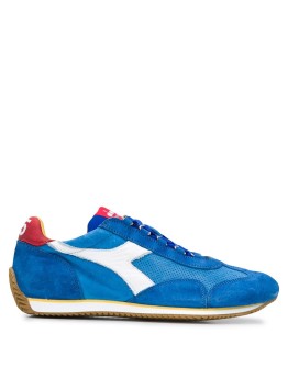 suede low-top trainers