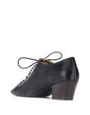 square toe lace-up shoes