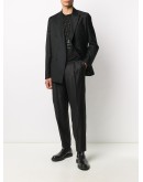 shadow-stripe tailored trousers