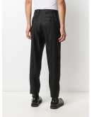 shadow-stripe tailored trousers