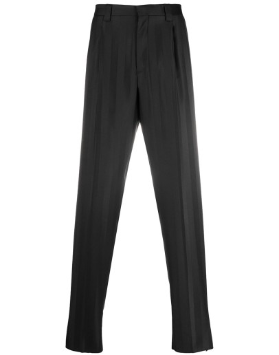 shadow-stripe tailored trousers