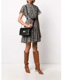 crocodile effect shoulder bag