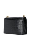 crocodile effect shoulder bag