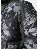 camouflage-print puffer jacket