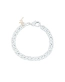 square curb-chain bracelet
