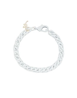 square curb-chain bracelet