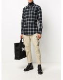 logo print tapered cargo trousers