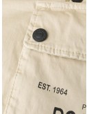logo print tapered cargo trousers