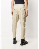 logo print tapered cargo trousers