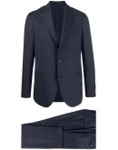 single-breasted fitted suit