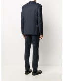 single-breasted fitted suit