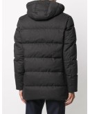 hooded down-feather coat