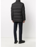 hooded down-feather coat