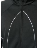 logo outline print jacket