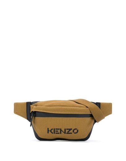 logo print belt bag