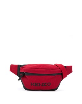 logo print belt bag