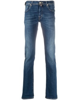 straight-leg jeans