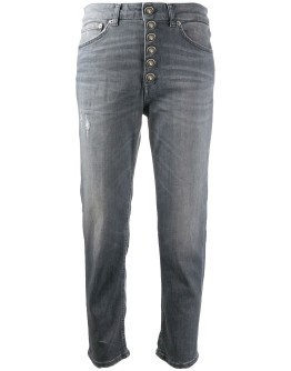 high rise cropped jeans