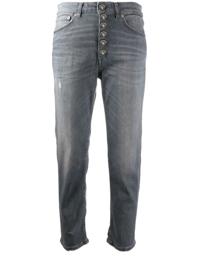 high rise cropped jeans
