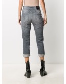 high rise cropped jeans