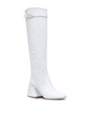 crocodile-effect boots