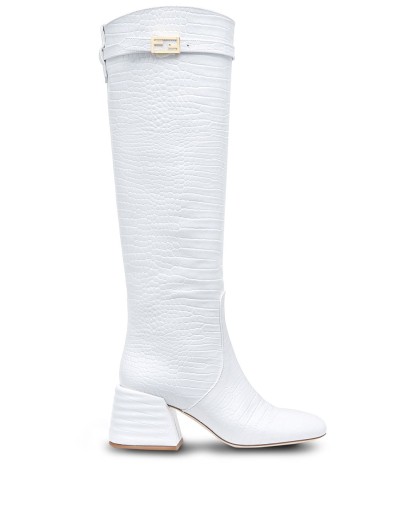 crocodile-effect boots