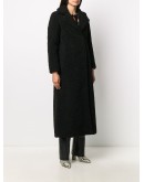 oversized textured coat