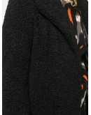 oversized textured coat