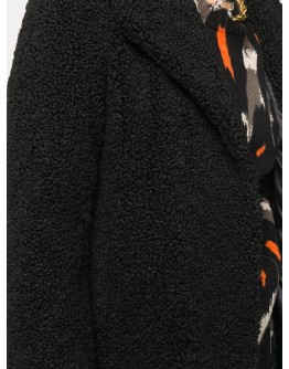 oversized textured coat