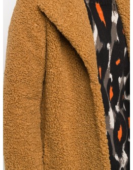 oversized textured coat