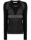 crew-neck ribbed-knit jumper