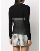 crew-neck ribbed-knit jumper