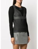 crew-neck ribbed-knit jumper