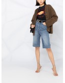 knee-length shorts