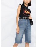 knee-length shorts