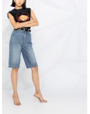 knee-length shorts