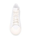 leather high top trainers