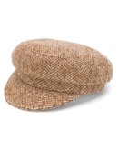 tweed baker boy cap