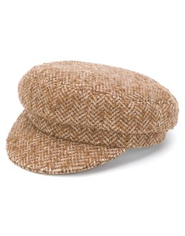 tweed baker boy cap