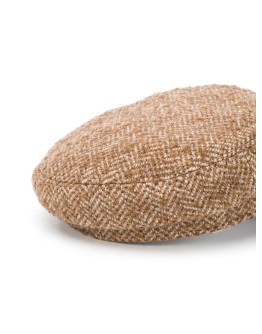 tweed baker boy cap