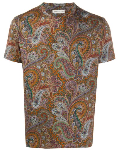 paisley print T-shirt