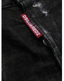distressed low-rise slim-fit jeans