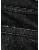 distressed low-rise slim-fit jeans